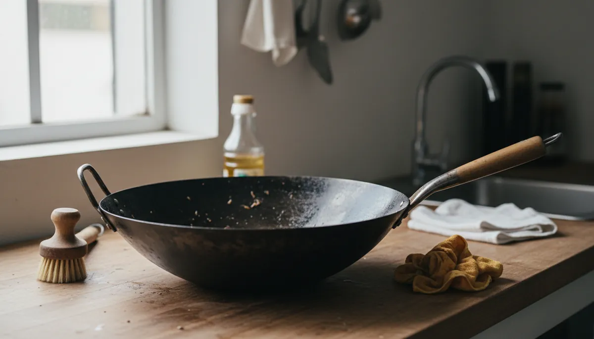 Comment nettoyer un wok en acier